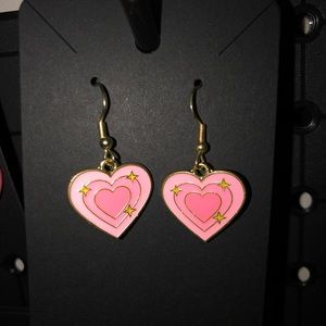 Handmade Heart Barbie Style teardrop Resin Earrings 🦄3 for $15 /4 for $20🦄